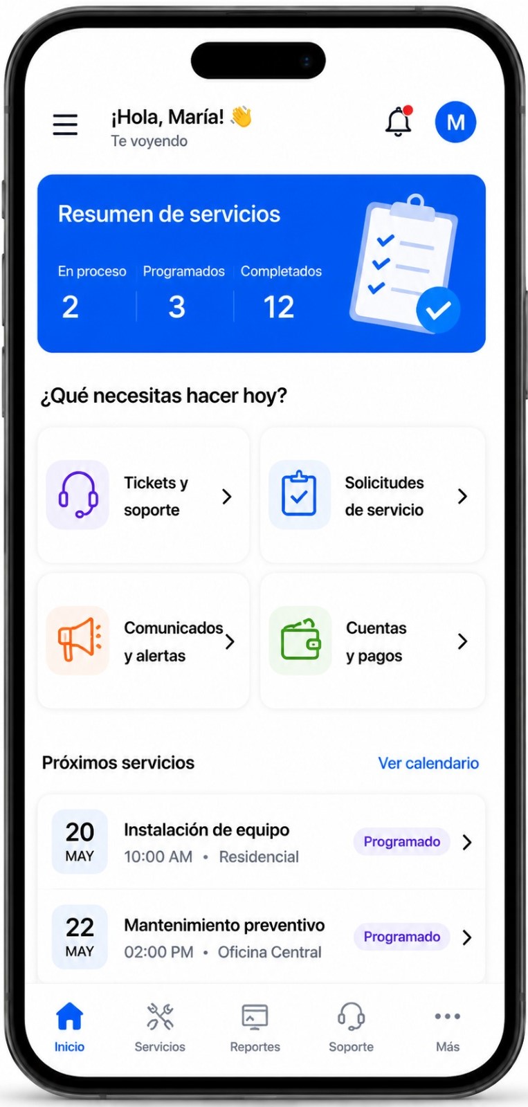 App para clientes